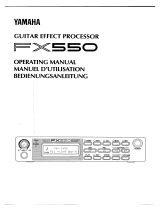 Yamaha DJ Equipment FX550 Manual de usuario