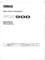 Yamaha FX900 El manual del propietario