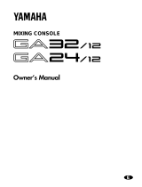 Yamaha GA24/12 Manual de usuario
