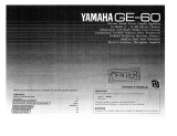 Yamaha GE-60 El manual del propietario