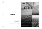 Yamaha GO44 Manual de usuario