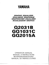 Yamaha GQ2015A Manual de usuario
