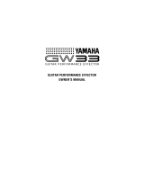 Yamaha GW33 El manual del propietario