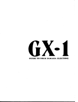 Yamaha GX-1 El manual del propietario