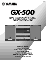 Yamaha GX-500RDS El manual del propietario
