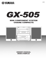 Yamaha GX-505 El manual del propietario