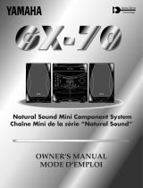 Yamaha GX70 Manual de usuario