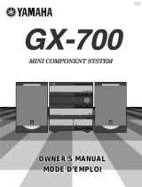 Yamaha GX-700 Manual de usuario