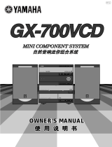 Yamaha GX-700VCD El manual del propietario