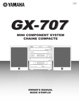 Yamaha GX-707 Manual de usuario