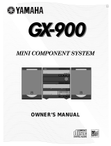 Yamaha GX-900 Manual de usuario