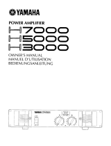 Yamaha H7000 El manual del propietario