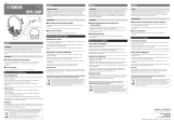 Yamaha HEADPHONES HPH-200P El manual del propietario