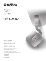 Yamaha Casque HPH-M82 El manual del propietario