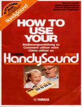Yamaha HandySound HS-501 El manual del propietario