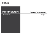 Yamaha HTR-2064 El manual del propietario
