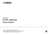 Yamaha HTR-3072 El manual del propietario