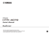 Yamaha HTR-4072 El manual del propietario
