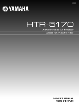 Yamaha HTR-5170 Manual de usuario