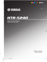 Yamaha HTR-5240 Manual de usuario