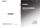 Yamaha HTR-5450RDS Manual de usuario