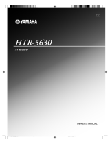 Yamaha HTR-5630 Manual de usuario