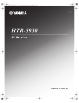 Yamaha HTR-5930 El manual del propietario