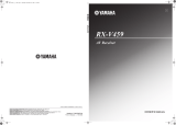 Yamaha RX-V459 - AV Receiver - 6.1 Channel Manual de usuario
