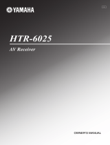 Yamaha HTR-6025 El manual del propietario
