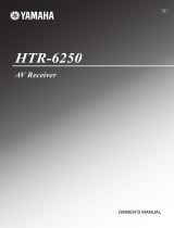 Yamaha HTR-6250 El manual del propietario