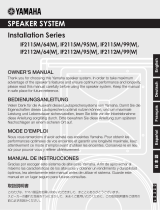 Yamaha IF2112M/64(W), IF2112M/95(W),IF2112M/99(W) El manual del propietario
