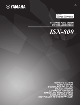 Yamaha ISX-800 El manual del propietario