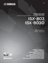 Yamaha ISX803D El manual del propietario