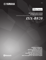 Yamaha ISX-B820 Manual de usuario
