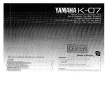 Yamaha K-07 El manual del propietario
