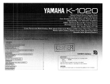 Yamaha K-1020 El manual del propietario