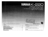 Yamaha K-220 El manual del propietario