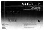 Yamaha K-31 El manual del propietario