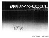 Yamaha MX-600 El manual del propietario