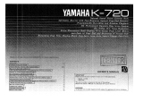 Yamaha K-720 El manual del propietario