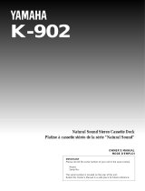 Yamaha K-902 Manual de usuario