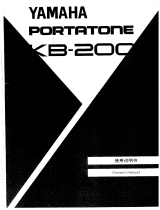 Yamaha KB-200 El manual del propietario