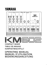 Yamaha KM602 El manual del propietario