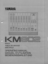Yamaha KM802 El manual del propietario