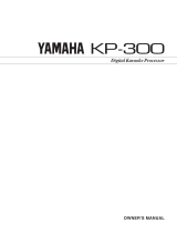 Yamaha KP-300 El manual del propietario