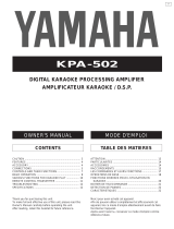 Yamaha KPA-502 El manual del propietario