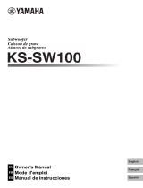 Yamaha KS-SW100 El manual del propietario