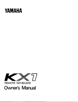Yamaha KX1 El manual del propietario
