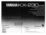 Yamaha KX-230 El manual del propietario