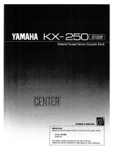 Yamaha KX-250 El manual del propietario
